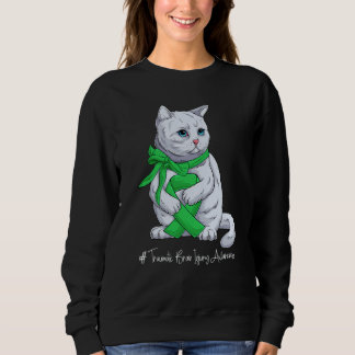 Sweatshirt National Traumatic Brain Injury Awareness Month Gr