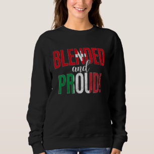 Sweatshirt Nationalité Fier Et Fier Moitié Suisse Moitié Ital
