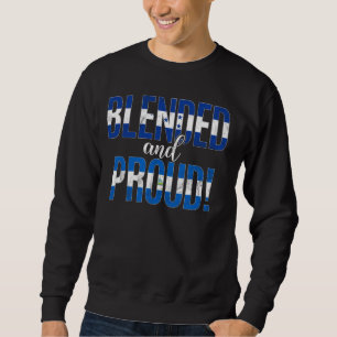 Sweatshirt Nationalité Fier Et Flime Moitié hondurienne Moiti