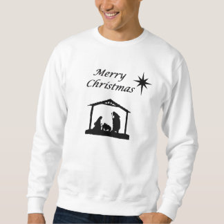 Sweatshirt Nativité avec Noël d'étoile