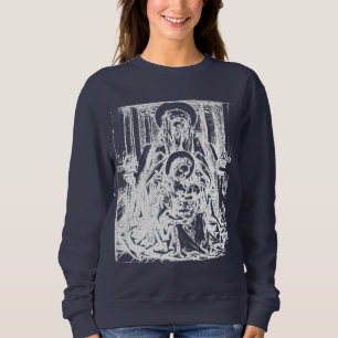 Sweatshirt Nativité de Noël Vierge et Vierge Marie