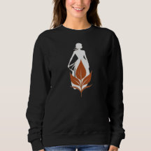 Nature et silhouette de femme Élégant Art Féminin