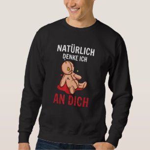 Sweatshirt Naturellement Je Pense À Vous Poupée Vodoo Wudo Vo
