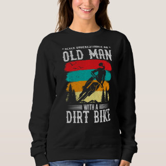 Sweatshirt Ne Jamais Comprendre Un Vieux Homme Avec Un Vélo S