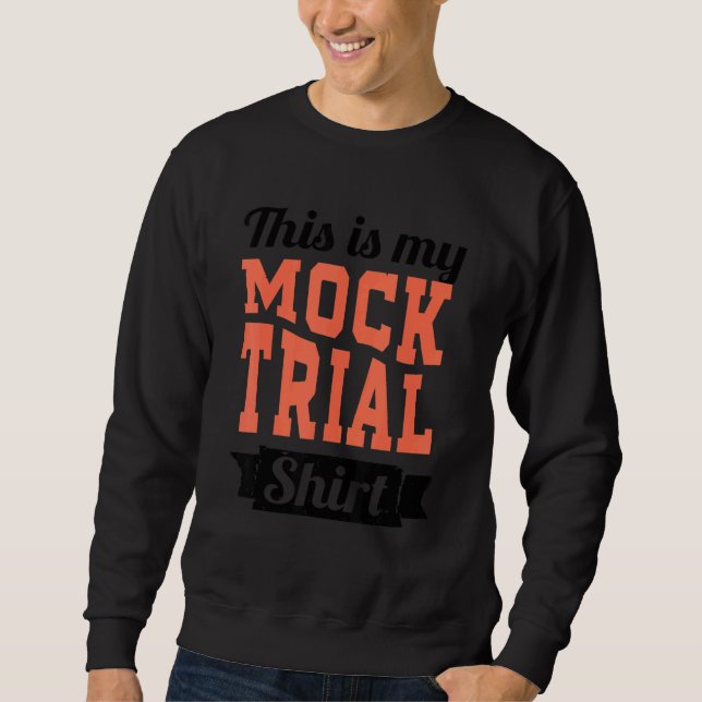 Sweatshirt Ne me forcez pas à utiliser ma voix de simulation  (Devant)