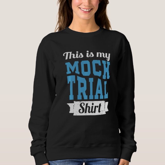 Sweatshirt Ne m'oblige pas à utiliser ma Fausse version d'éva (Devant)