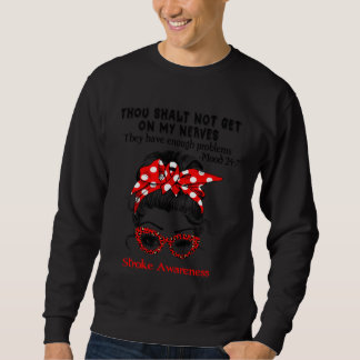Sweatshirt Ne pas se mettre les nerfs en pelote chignon de ch