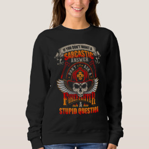 Sweatshirt Ne Veux Pas Une Réponse Sarcastique Ne Posez Pas D