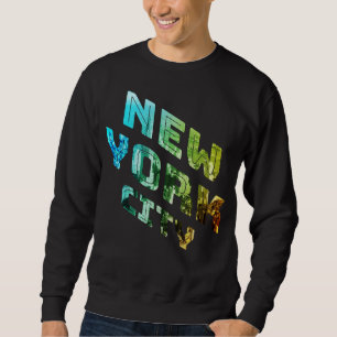 Sweatshirt New York City NYC Skyline Centre-ville Manhattan M