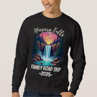 Sweatshirt Niagara Falls Road Trip Famille Voyage Hommes
