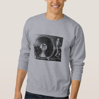 Sweatshirt Night city on the record player