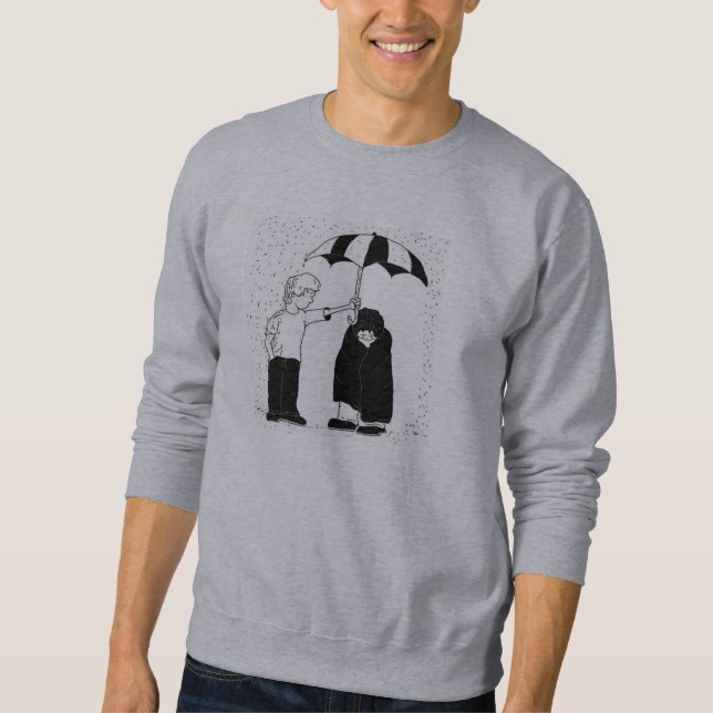 Sweatshirt N'importe quel ami météorologique (Devant)