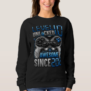 Sweatshirt Niveau 10 déverrouillé stupéfiant depuis 2012 10e