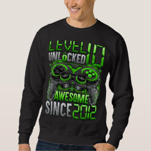 Sweatshirt Niveau 10 déverrouillé stupéfiant depuis 2012 10e