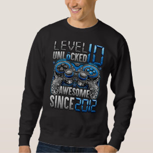 Sweatshirt Niveau 10 déverrouillé stupéfiant depuis 2012 10e 