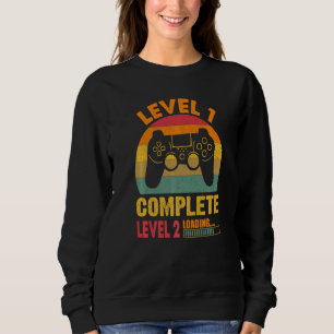 Sweatshirt Niveau amusant 1 Complet Vintage Rétro 1er Mariage