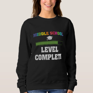 Sweatshirt Niveau de fin de collège complet étudiant 