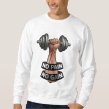 NO PAIN NO GAIN – Hardcore Gym Motivation Design