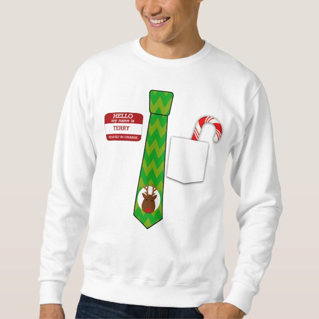 Sweatshirt Noël drôle (Devant)