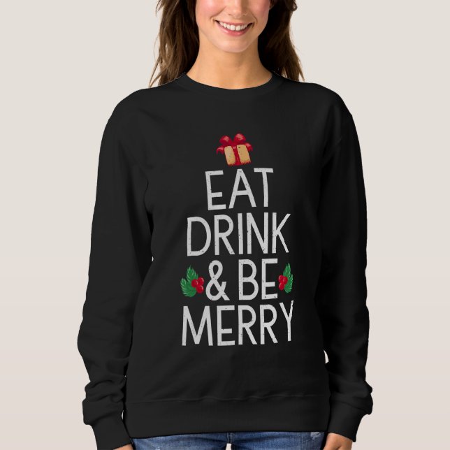 Sweatshirt Noël en détresse Rétro 28 (Devant)