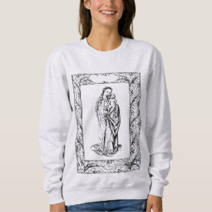 Sweatshirt Noël Nativité Madonna et Enfant Holly Frontière