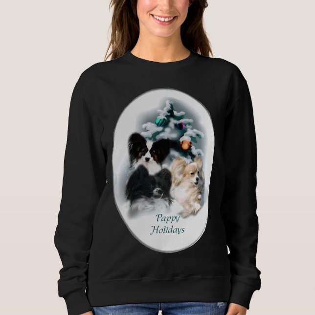 Sweatshirt Noël Papillon (Devant)