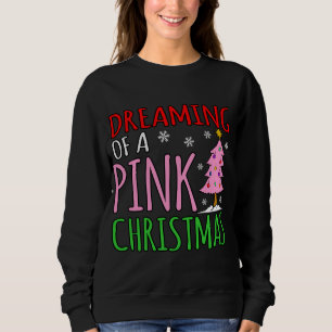 Sweatshirt Noël rose amusant Joyeux Père Noël Elf Gnomes Holi
