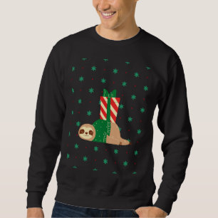 Sweatshirt Noël Sloth Dormir