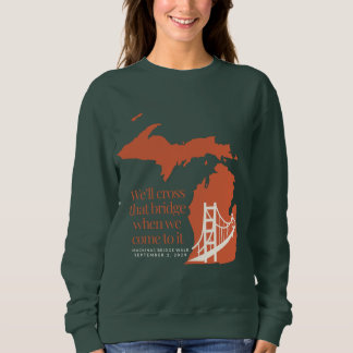 Sweatshirt noir du pont Mackinac