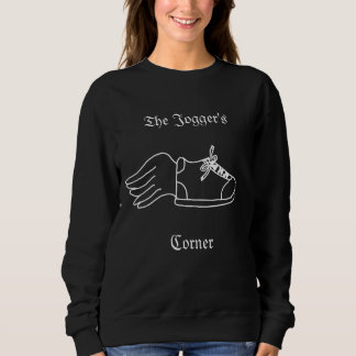 Sweatshirt noir et blanc "Le coin du Jogger"