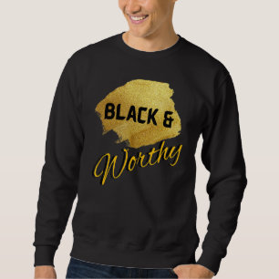 Sweatshirt Noir et digne
