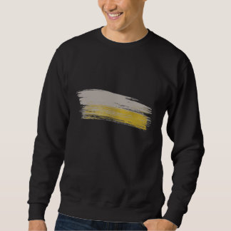 Sweatshirt noir et or