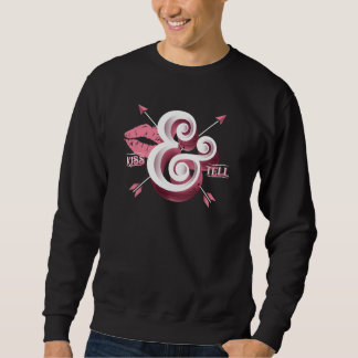 Sweatshirt noir Kiss & Tell Homme