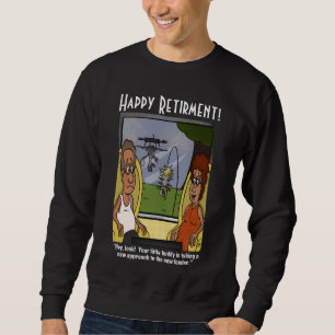 Sweatshirt noir masculin de l'épreuve des écureuil
