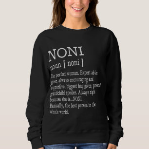 Sweatshirt Noni Définition Grandma Fête des mères Cadeaux Fem