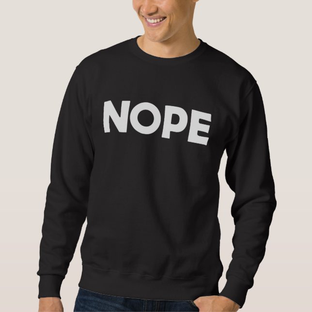 SWEATSHIRT NOPE (Devant)