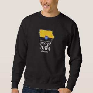 Sweatshirt Nord Iowa I-80 Interstate Corn Belt Pork Farm