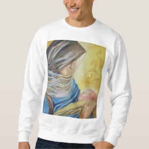 Sweatshirt Notre Dame du Silence tenant le bébé Jésus