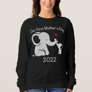 Sweatshirt Notre première fête des mères ensemble Maman & Bab
