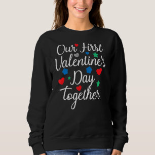 Sweatshirt Notre première Saint-Valentin Ensemble Vêtements C