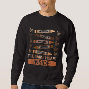 Sweatshirt Nous Avons Le Même Coeur Dans L'Histoire Enfants N