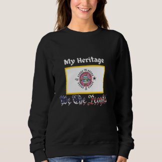 Sweatshirt Nous le peuple, ma tribu autochtone des Passamaquo