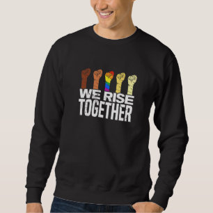 Sweatshirt Nous Nous Laissons Ensemble Bisexuel Gay Trans Que