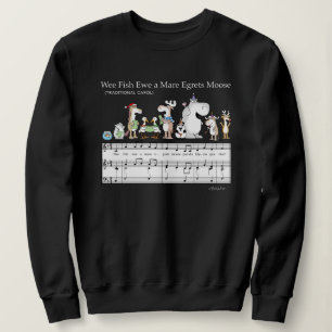 SWEATSHIRT NOUS POISSONS BREBIS UNE JUMENT AIGRETTES ORIGNAL