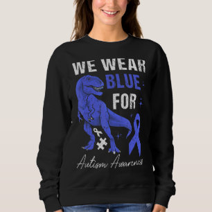 Sweatshirt Nous Portons Du Bleu Pour Le Mois De Sensibilisati