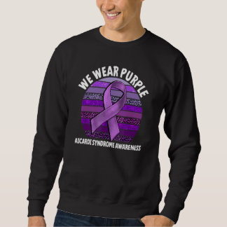 Sweatshirt Nous Portons du Violet pour la Journée de Sensibil