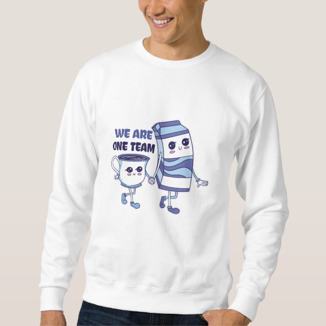 Sweatshirt Nous sommes une équipe (Devant)