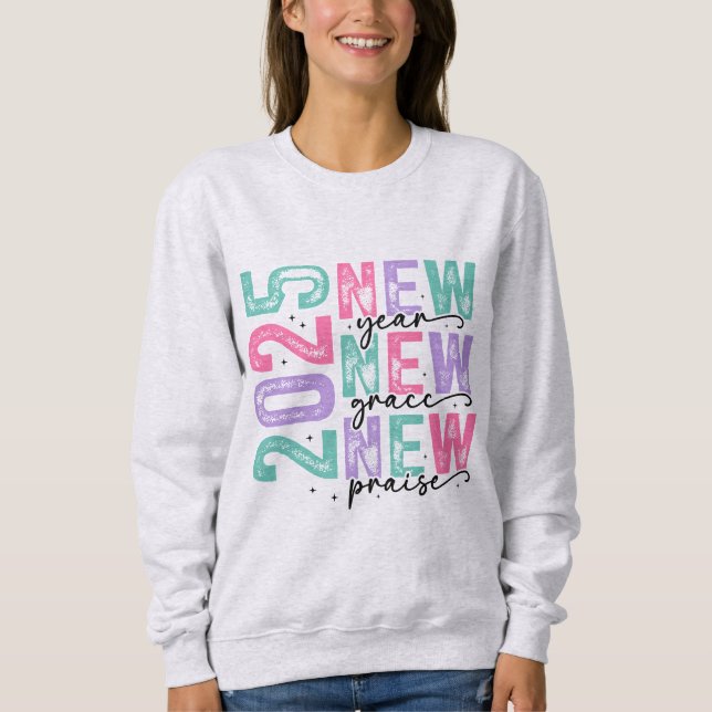 Sweatshirt Nouvel An 2025 (Devant)