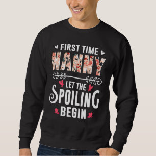 Sweatshirt Nouvelle grand-mère pour la première fois nounou l