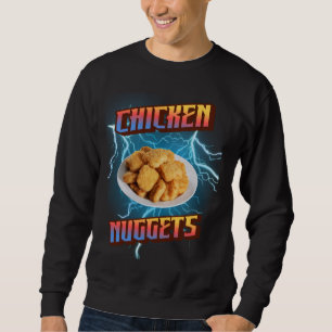 Sweatshirt Nuggets De Poulet Drôle Métal Lourd, Bootleg Sty